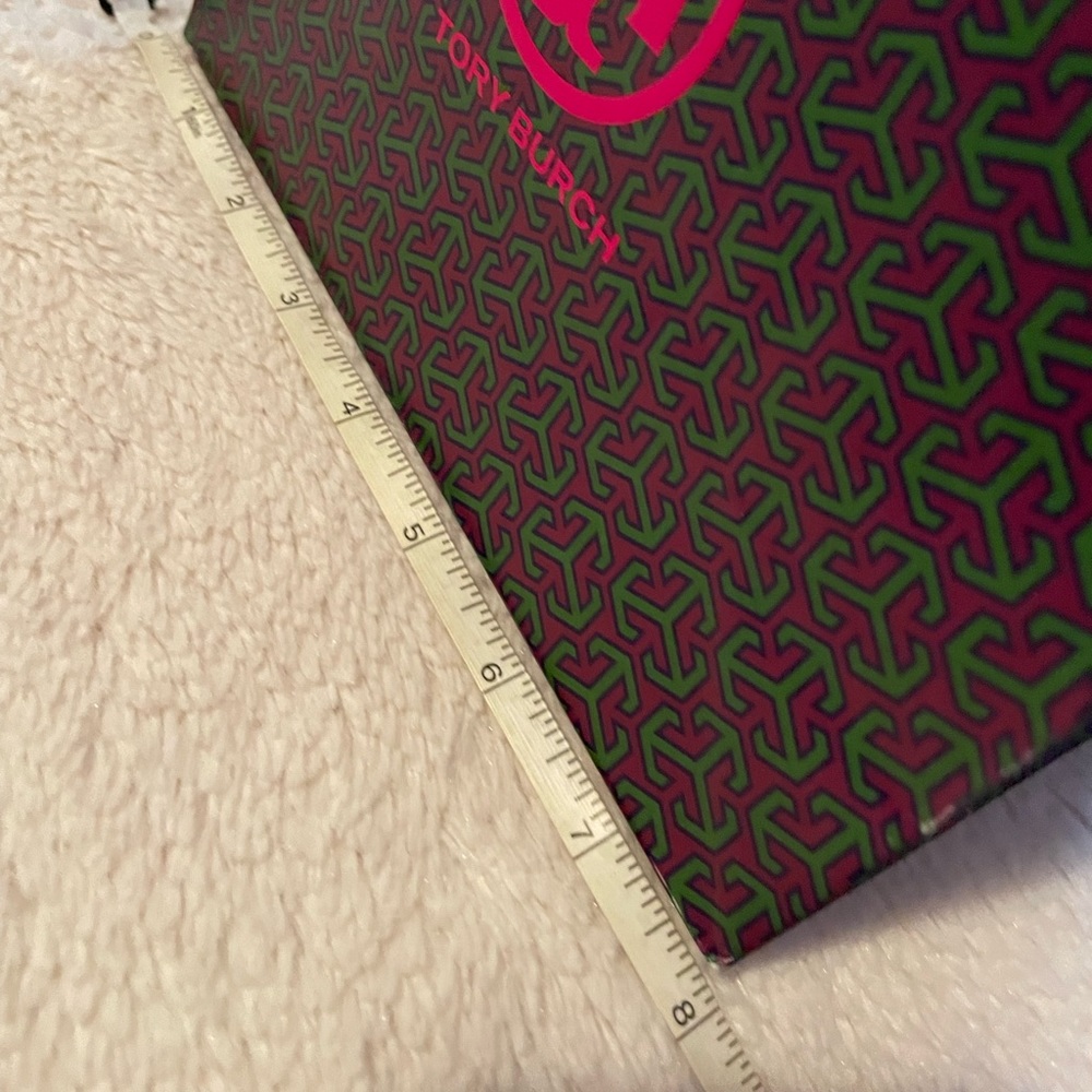 Tory Burch Purple Pink Navy Gift Packaging Bag Box - Picture 8 of 13